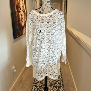 Top elements vintage swim cover up